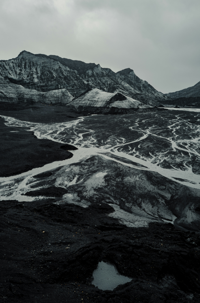  black and white mountains